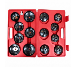 Juego Llaves Saca Filtros De Aceite 15 Piezas Wisco