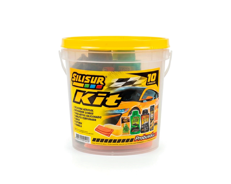 Kit Completo Premium de Lavado Silisur + Balde