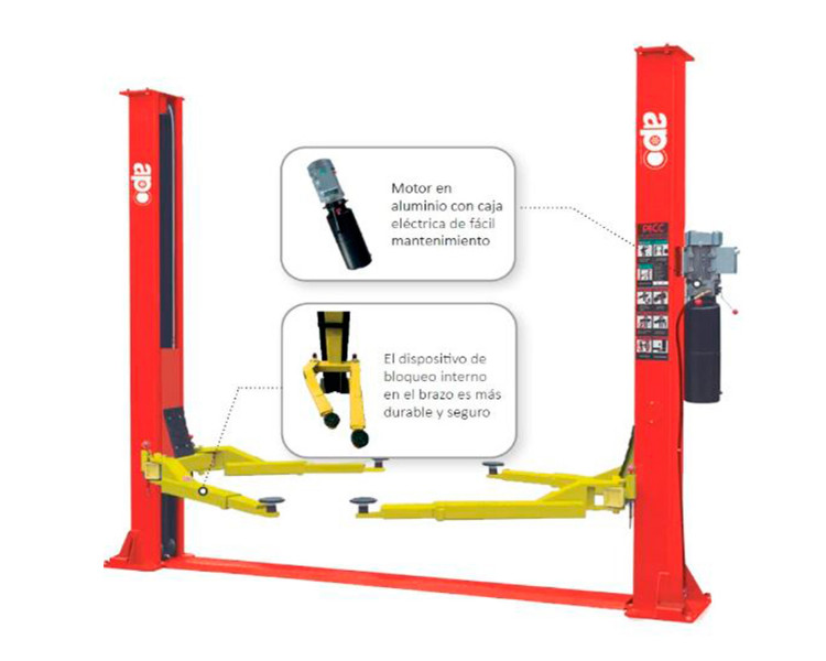 Elevador dos columnas LM2MF 40 4 toneladas
