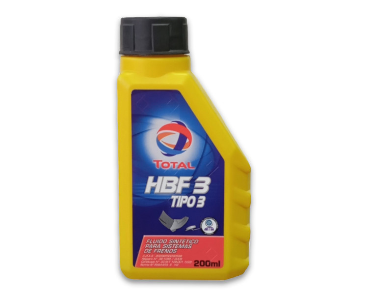 Líquido De Frenos Total Hbf 3 (200 Cc)