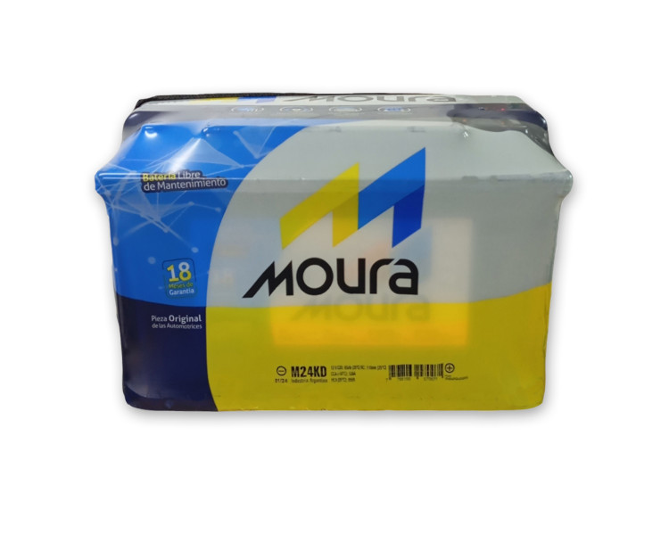 Batería M24kd Ranger C4 P.307 Hdi Cruze 12v 75ah Moura