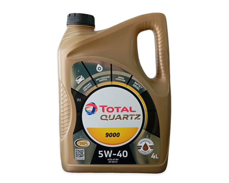 Aceite Sintético Total Quartz 9000 5w40 X (4lt)