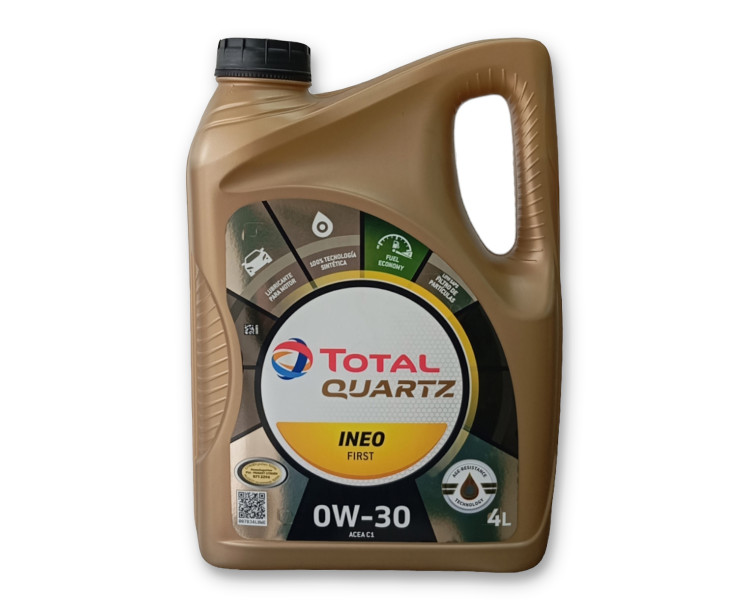 Aceite Sintético 0w-30 Total Quartz Ineo First (4lt)