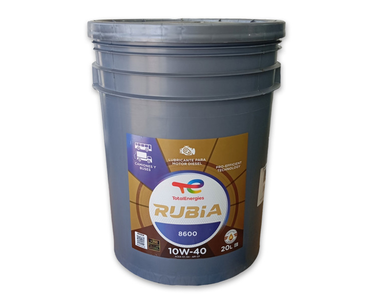 Aceite Total Rubia Tir 8600 10w40 (20lts)