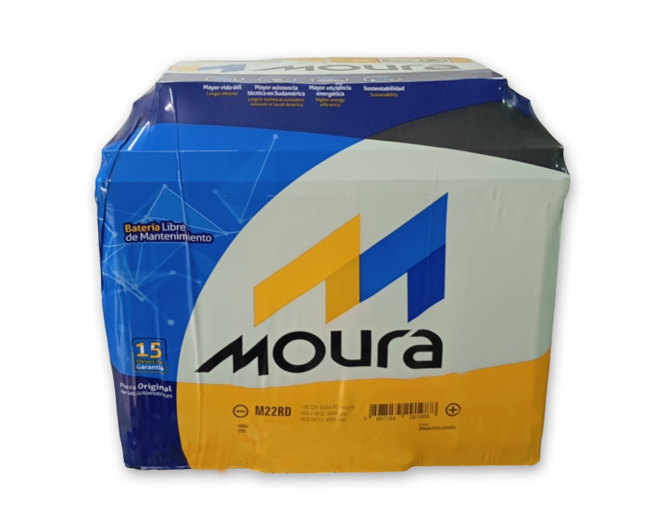 Batería M22rd Tiggo Koleos Tucson 12v 65ah Moura