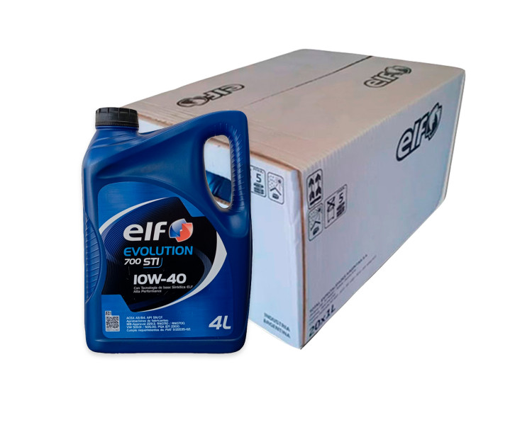 Aceite Semi-sintético Elf Evolution 700 Sti 10w-40 (4ud)