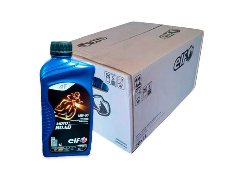 Aceite Semi-sintético Elf Moto 4 Road 15w-50 (caja x 20)