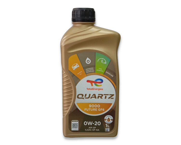 Aceite Sintético Total Quartz 9000 Future Gf6 0w-20 x 1lt.