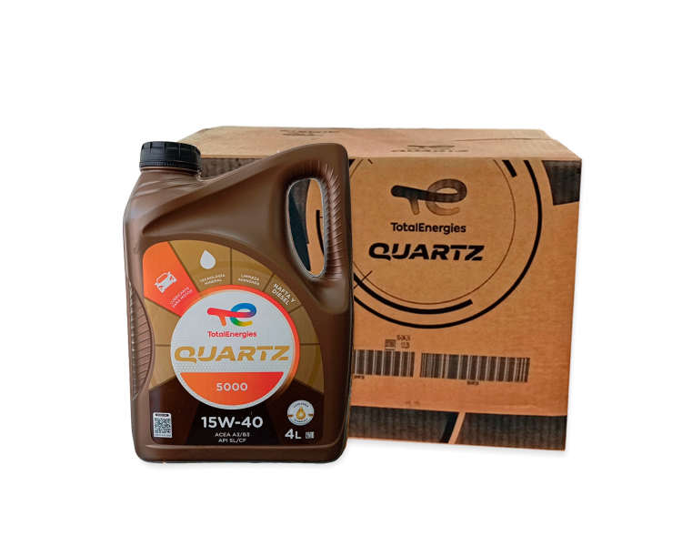 Aceite Mineral Total Quartz 5000 15w40 (caja)