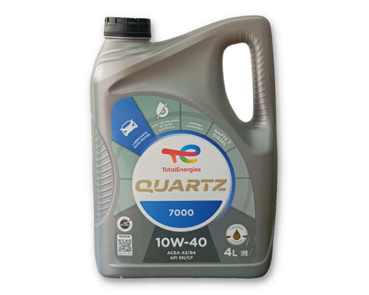 Aceite 10w-40 Semi-sintético Total Quartz 7000 (4lt)
