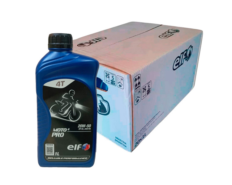 Aceite Mineral ELF Moto 4 Pro 20w-50 (caja)