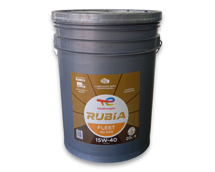 Total Rubia Fleet Hd 500 15w40 (rubia 6400) (20lts)