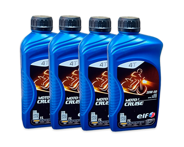 Aceite Mineral Elf Moto 4 Cruise 20w50 x 1lt (4 UD)