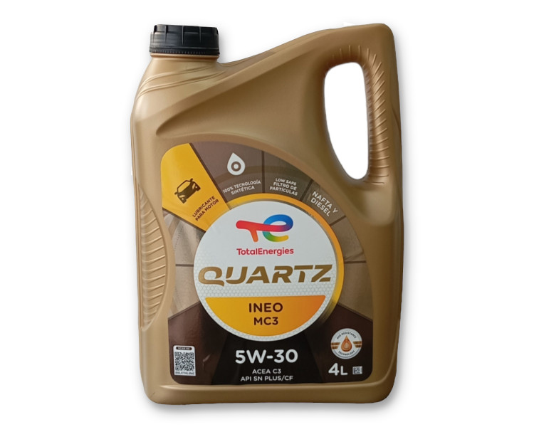Aceite Sintético 5w-30 Total Quartz Ineo Mc3 x4 lts.