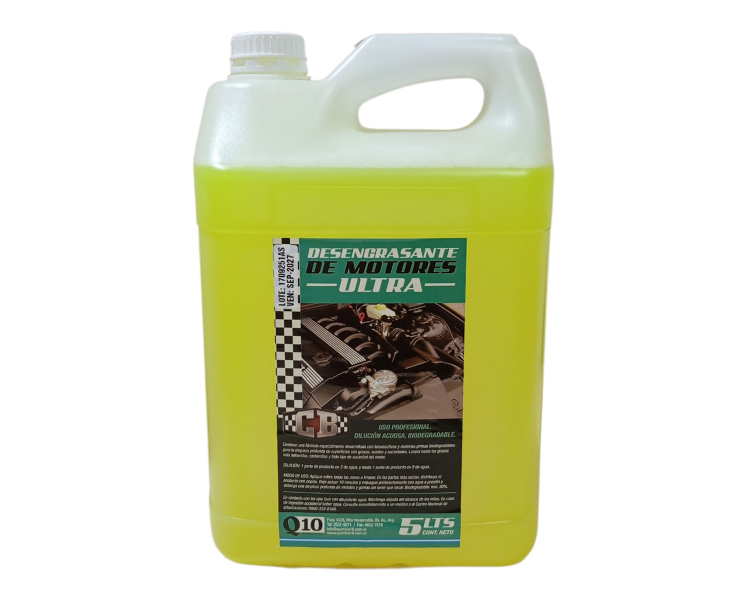 Limpia Motores Desengrasante Cb Ultra Quimica10 (5lt)