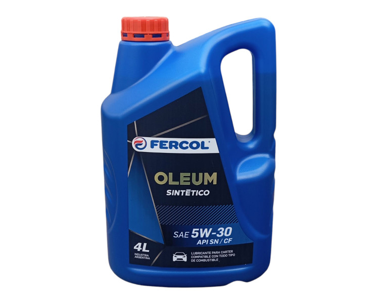 Aceite Fercol Oleum Sintetico 5w-30 Multigrado (4lt)