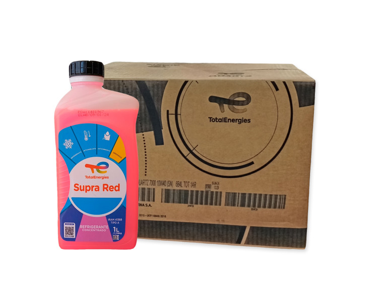 Liquido Refrigerante Total Supra Red (Caja x 20)