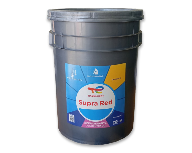 Liquido Refrigerante Total Supra Red Rojo (20lt)