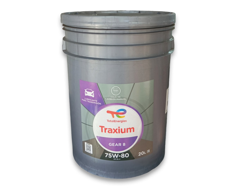 Aceite De Transmisión Total Traxium Gear 8 75w80 (20lt)