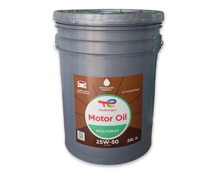 Aceite Motor Oil Molygraf Total 25w-50 (20Lt)