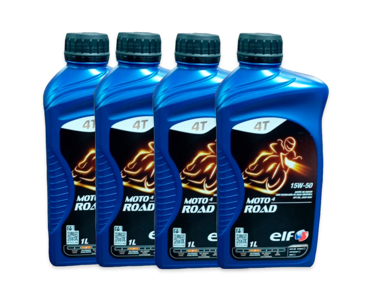 Aceite Semisintético Moto 4 Road Elf 15w-50 (4ud)