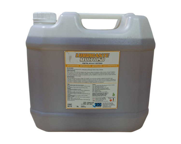 Lubricante Multiuso Afloja y Destraba Quimica10 (20lt)