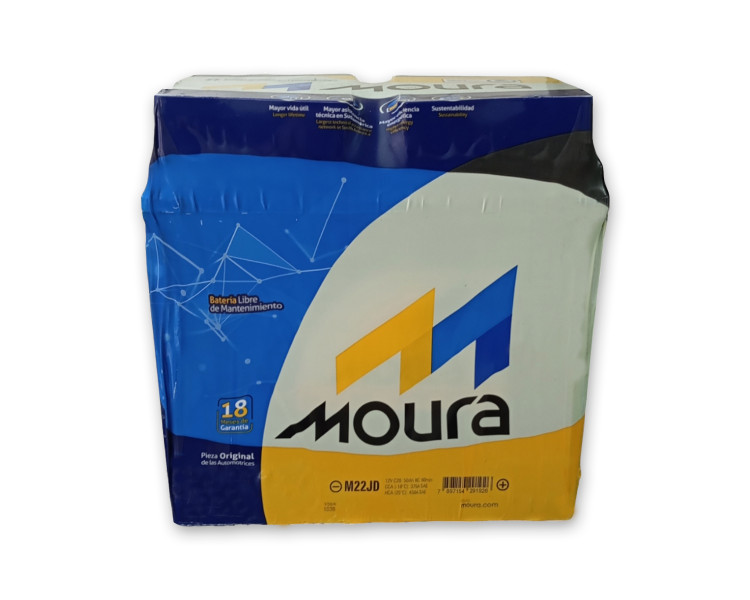 Batería M22jd Honda Cr-v Hr-v Civic 12v 50ah Moura