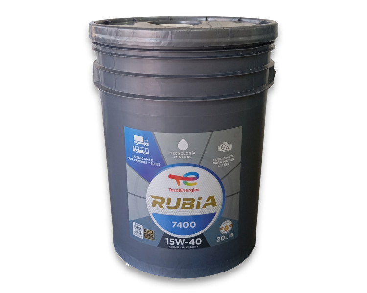 Aceite Total Rubia 7400 15w40 (20lts)