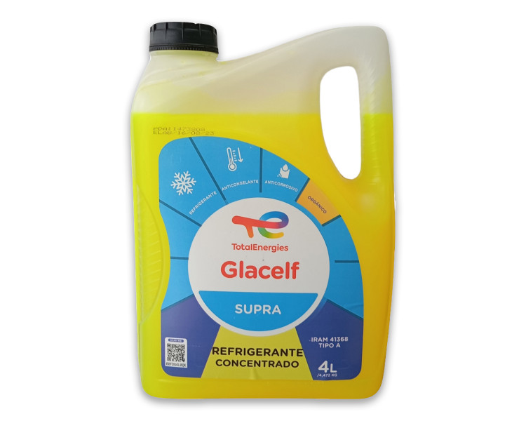 Liquido Refrigerante Total Glacelf Supra Amarillo (4lts)