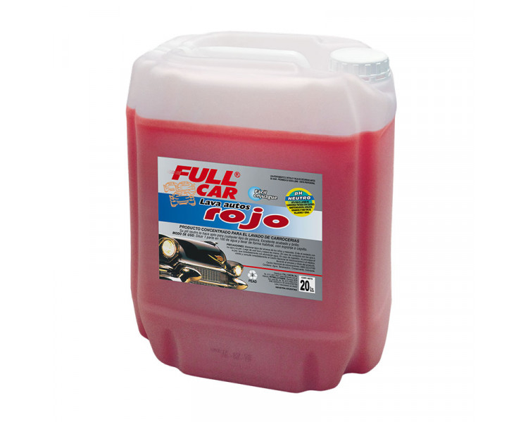Shampoo Lava Autos Rojo Full Car (20Lts)