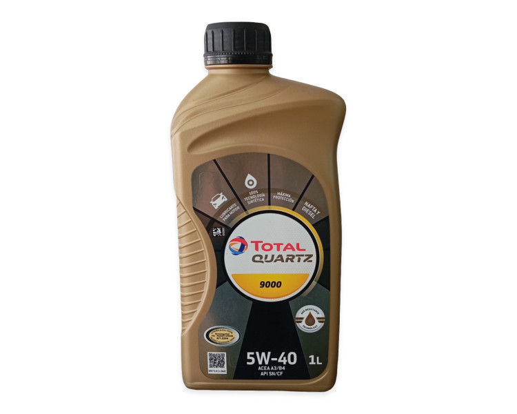 Aceite Sintético Total Quartz 9000 5w-40 (1lt)