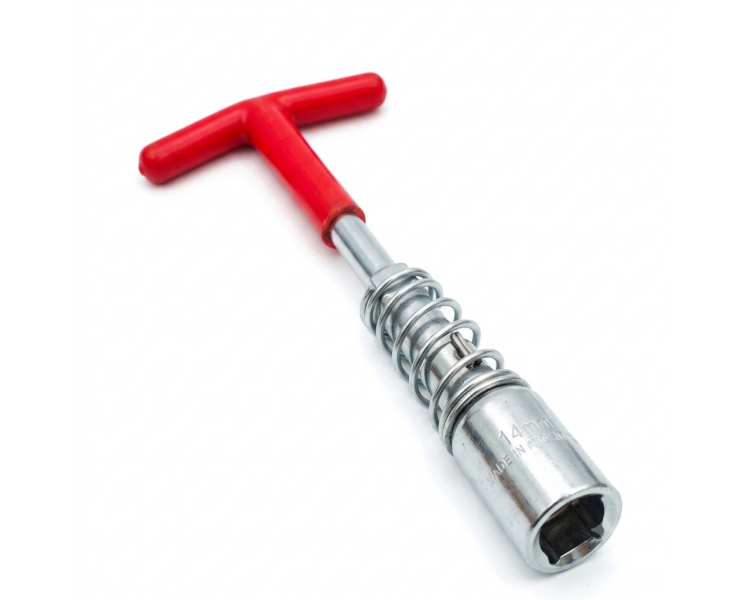 Llave Sacabujias Tipo T Articulada 14mm Wisco