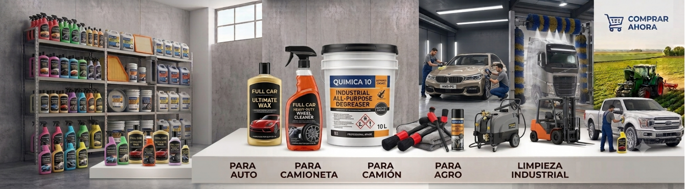 Cosmetica y limpieza automotor- industrial